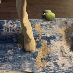 Stylish Cream Knee-High Boots